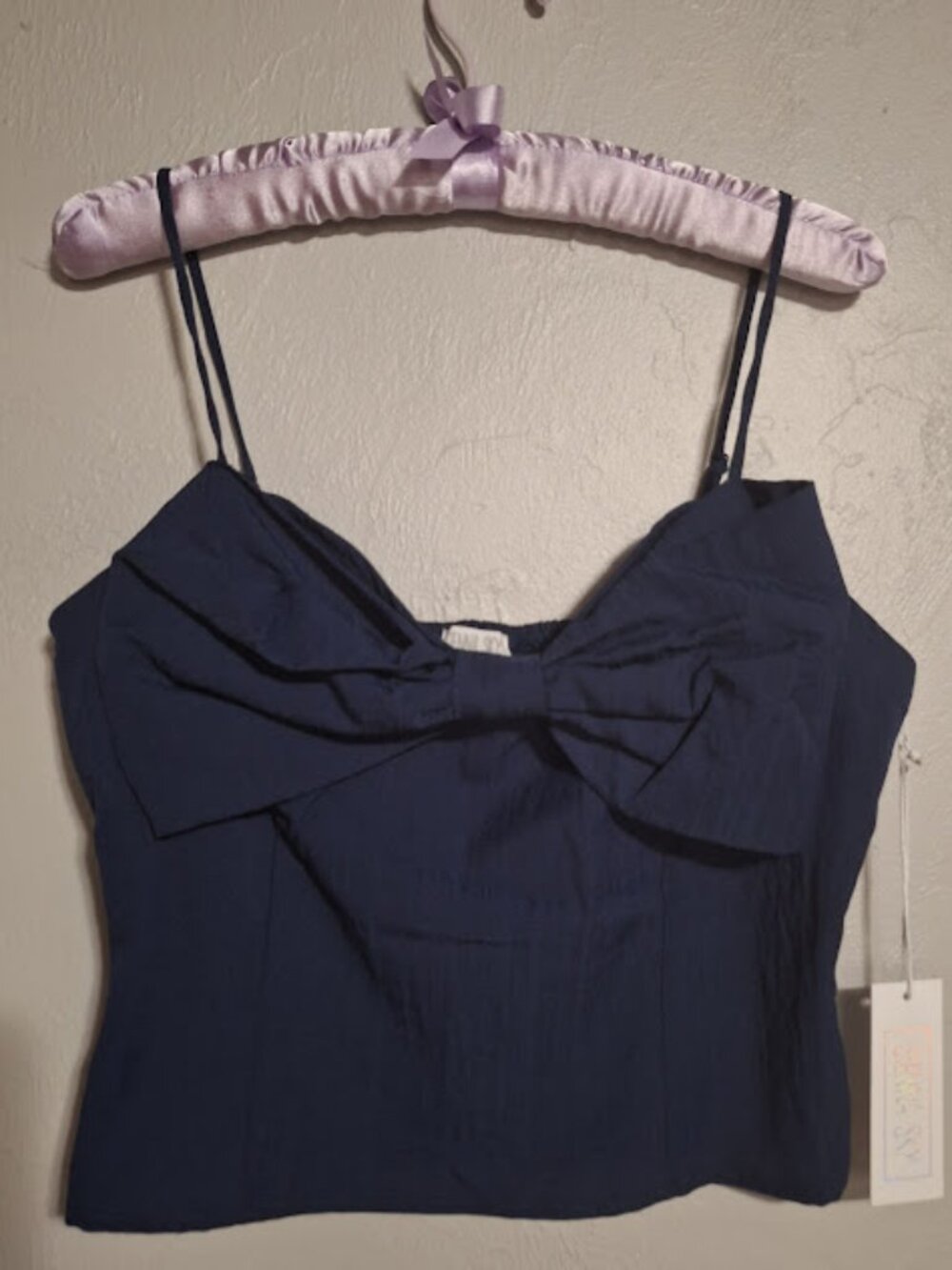 Sienna Sky Brand Blue Cami Top Size L